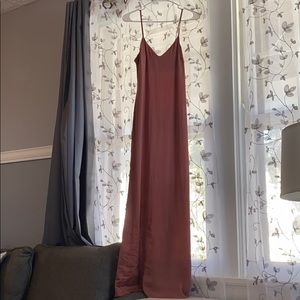 A beautiful pink dress